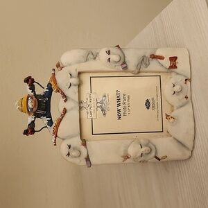 Gary Patterson skiing photo frame